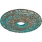 Ekena Millwork Spring Leaf Medallion (Canopies up to 5 5/8"), 19 7/8"OD x 3 5/8"ID x 1 1/4"P, Copper Green Patina CM19SPCGS - alternate 2